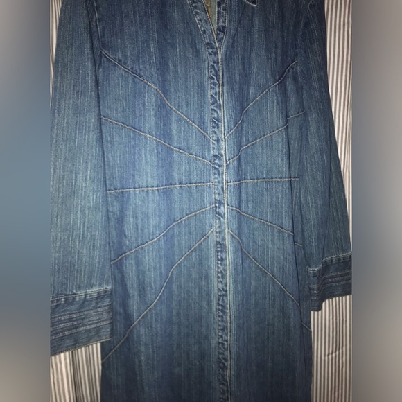 Vintage Faded Glory 1972 Special Edition Denim Dress/Coat - Picture 2 of 11